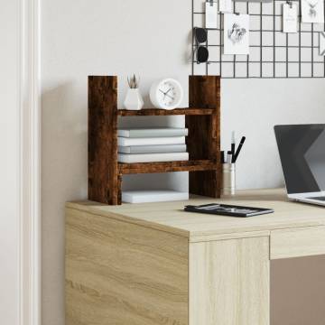 Desk Organiser Smoked Oak | Compact & Stylish Storage Solution