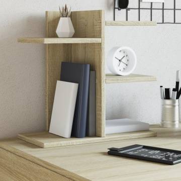 Desk Organiser Sonoma Oak - Durable Engineered Wood