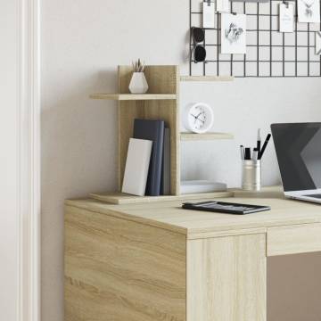 Desk Organiser Sonoma Oak - Durable Engineered Wood