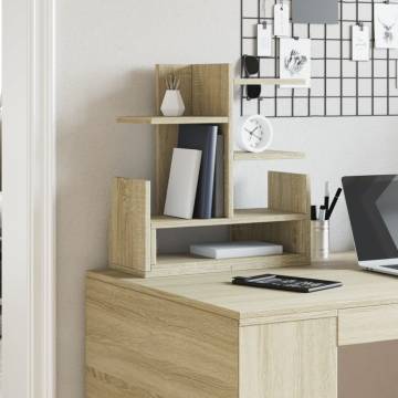 Desk Organiser Sonoma Oak | Stylish & Durable | 49x20x52.5 cm