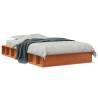 Wax Brown Solid Wood Bed Frame 100x200 cm - Hipomarket