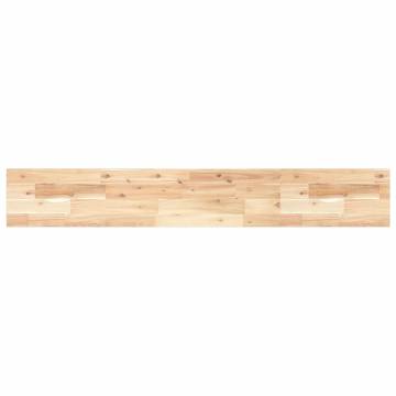 Floating Shelves 3 pcs - Untreated Solid Acacia Wood | HipoMarket