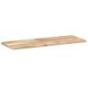 Floating Shelf 100x30 cm Untreated Solid Acacia Wood | HipoMarket