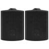 Wall-mounted Stereo Speakers - 2 pcs Black, 100 W | HipoMarket