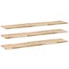 Floating Shelves 3 pcs | Untreated Solid Wood Acacia | HipoMarket