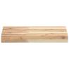 Floating Shelves 4 pcs - Untreated Solid Acacia Wood | HipoMarket