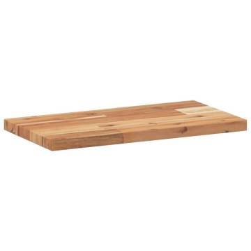 Oil Finished Solid Wood Floating Shelf 60x20x2 cm | HipoMarket