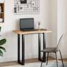 Untreated Solid Wood Acacia Desk Top - 100x50 cm | HipoMarket