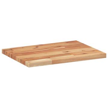 Table Top Rectangular 60x30 cm - Solid Acacia Wood