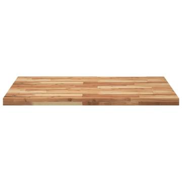 Solid Wood Acacia Table Top 100x80 cm - Durable & Stylish