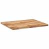 Solid Wood Acacia Table Top 100x80 cm - Durable & Stylish