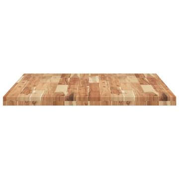 Solid Wood Acacia Table Top 100x80 cm - Durable & Stylish