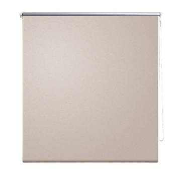 Roller Blind Blackout 100x175 cm Beige - Light Reduction Solution