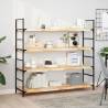  Floating Shelves 4 pcs 140x40x4 cm Untreated Solid Wood Acacia Colour natural Size 140 x 40 x 4 cm Quantity in Package 4 Number of Pieces 1 