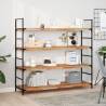  Floating Shelves 3 pcs 160x40x4 cm Oil Finished Solid Wood Acacia Colour dark brown Size 160 x 40 x 4 cm Quantity in Package 3 Number of Pieces 1 