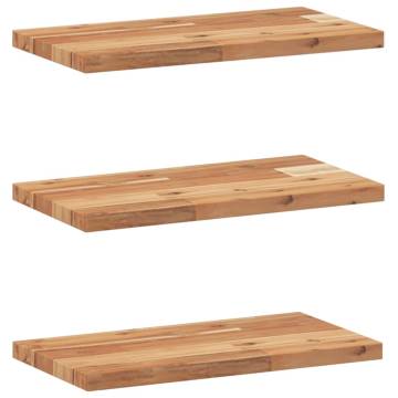 Floating Shelves 3 pcs - Solid Acacia Wood | Hipo Market