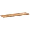 Floating Shelf 80x20 cm - Solid Acacia Wood - Stylish Storage