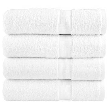 Premium Hand Towels SOLUND 4pcs White 50x100cm 600gsm