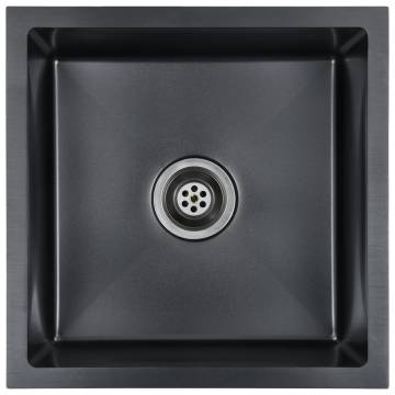 Handmade Kitchen Sink - Black Stainless Steel | Hipo Market