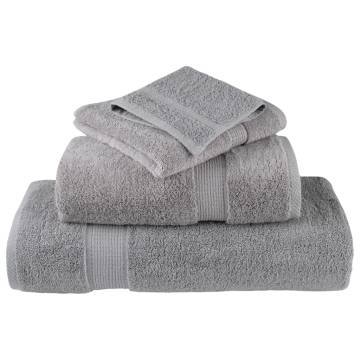 Premium Hand Towels SOLUND 10pcs Grey 50x100cm - 600gsm