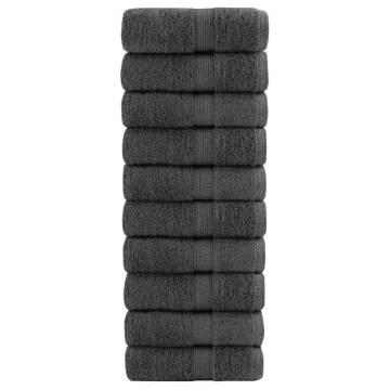 Premium Soap Towels SOLUND 10pcs Anthracite - 30x30cm