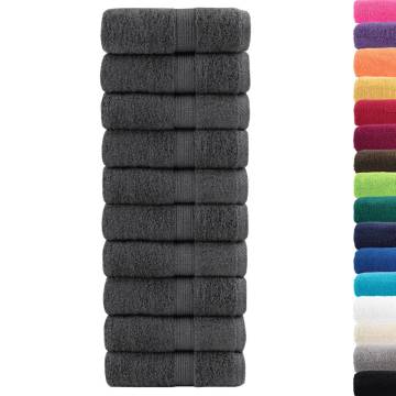 Premium Soap Towels SOLUND 10pcs Anthracite - 30x30cm