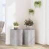  Plant Stands 2 pcs Concrete Grey 30x30x50 cm Engineered wood Colour concrete grey Size 30 x 30 x 50 cm Quantity in Package 2 