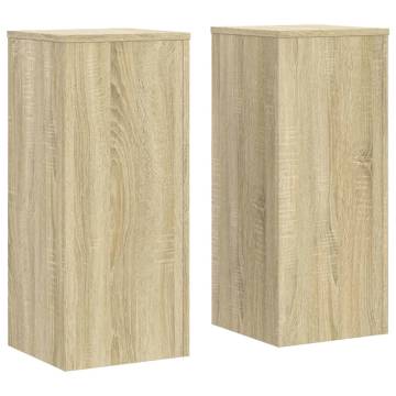 Plant Stands 2 pcs Sonoma Oak - Stylish Home Decor