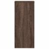 Stylish Brown Oak Plant Stands - 2 pcs 30x30x70 cm