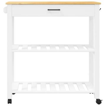 Kitchen Trolley MONZA - Stylish Solid Pine Wood Storage