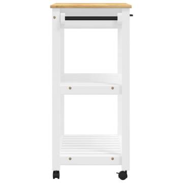 Kitchen Trolley MONZA - Stylish Solid Pine Wood Storage