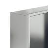 Shower Niche Brushed Silver 32x62x9 cm Stainless Steel