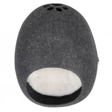 FLAMINGO Cat Cave Chizmo - Cozy Felt Bed for Cats