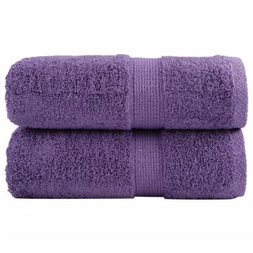 Premium Soap Towels SOLUND 2 pcs Purple | 30x30 cm | 600 gsm