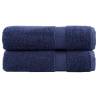  Premium Bath Towels SOLUND 2pcs Navy Blue 100x150cm 600gsm Colour navy blue Size 100 x 150 cm Quantity in Package 2 