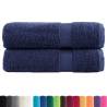 Premium Bath Towels SOLUND 2pcs Navy Blue 100x150cm 600gsm