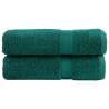  Premium Shower Towels SOLUND 2 pcs Green 70x140 cm 600 gsm Colour green Size 70 x 140 cm Quantity in Package 2 