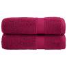  Premium Hand Towels SOLUND 2pcs Bordeaux 50x100cm 600gsm Colour bordeaux Size 50 x 100 cm Quantity in Package 2 