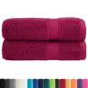 Premium Hand Towels SOLUND 2pcs Bordeaux 50x100cm 600gsm