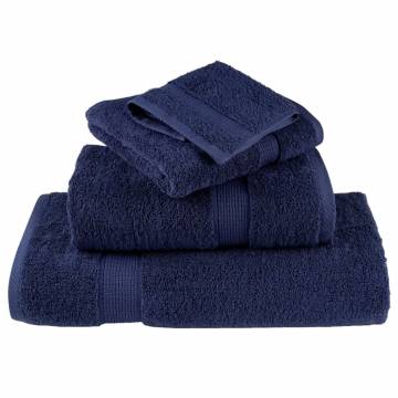 Premium SOLUND Guest Towels - 10pcs Navy Blue 30x50cm