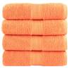  Premium Soap Towels SOLUND 4 pcs Orange 30x30 cm 600 gsm Colour orange Size 30 x 30 cm Quantity in Package 4 