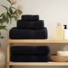 Premium Soap Towels SOLUND 4 pcs Black - 30x30 cm 600 gsm