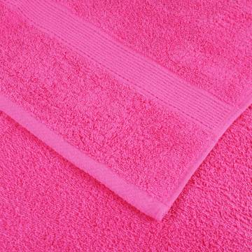 Premium Sauna Towels SOLUND 4 pcs Pink - Soft & Absorbent