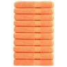  Premium Towels SOLUND 10 pcs Orange 100x200 cm 600 gsm Colour orange Size 100 x 200 cm Quantity in Package 10 