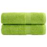  Premium Hand Towels SOLUND 2 pcs Apple Green 50x100 cm 600 gsm Colour apple green Size 50 x 100 cm Quantity in Package 2 