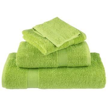 Premium Hand Towels SOLUND - Apple Green 50x100 cm (2 pcs)