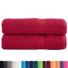 Premium Red Hand Towels - SOLUND 2 pcs 50x100 cm 600 gsm