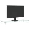 Monitor Stand White 100x35x8 cm - Stylish & Ergonomic Design