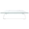 Monitor Stand White 100x35x8 cm - Stylish & Ergonomic Design