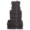  12 Piece Premium Towel Set SOLUND Anthracite 600 gsm Colour anthracite Quantity in Package 1 